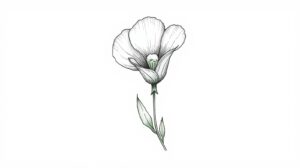 April Birth Flower Tattoo