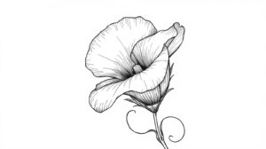 April Birth Flower Tattoo