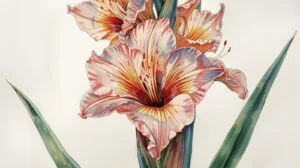 August Birth Flower Tattoo