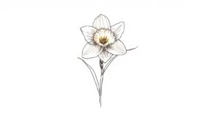 December Birth Flower Tattoo
