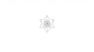 December Birth Flower Tattoo