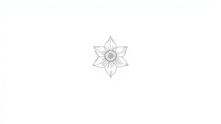 December Birth Flower Tattoo