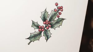 December Birth Flower Tattoo