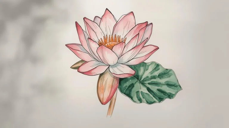 July Birth Flower Tattoo