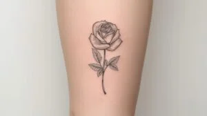 June Birth Flower Tattoo