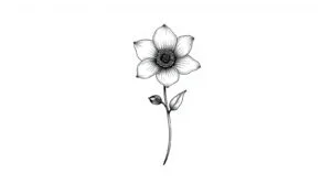 May Birth Flower Tattoo