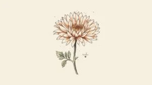November Birth Flower Tattoo